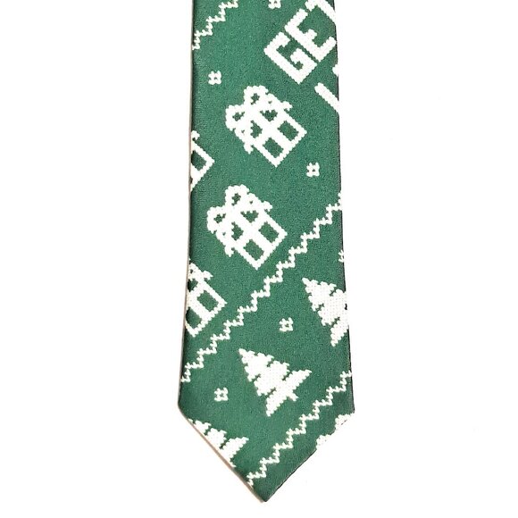 DEC. 25th Green Christmas Tie - Picture 8 of 10